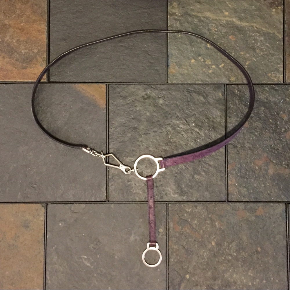 💜Prada Ostrich Belt